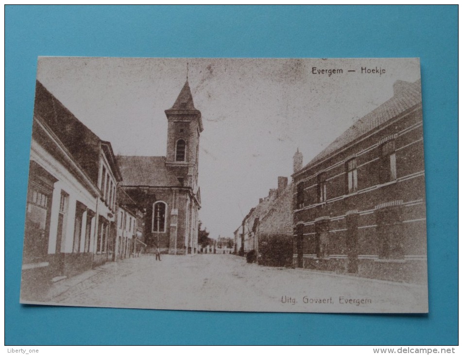 Hoekje Evergem ( REPRO Copie / Copy ) - Anno 19?? ( Zie Foto Voor Details ) !! - Evergem