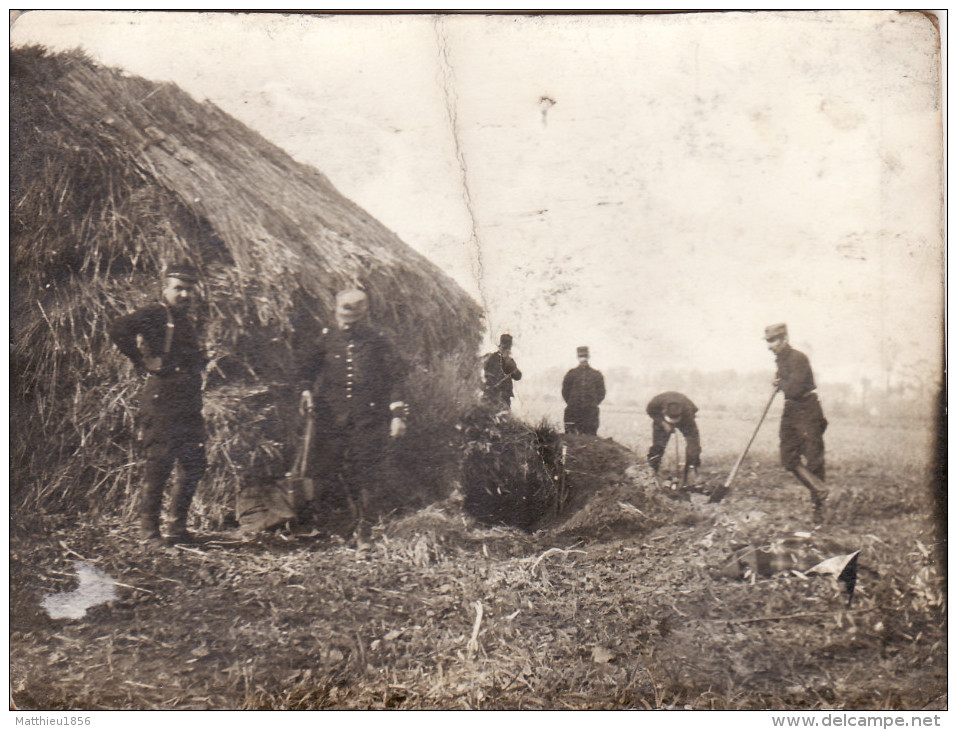 Photo Octobre 1914 IEPER (Ypres) - Soldats Français (A128, Ww1, Wk 1) - Ieper