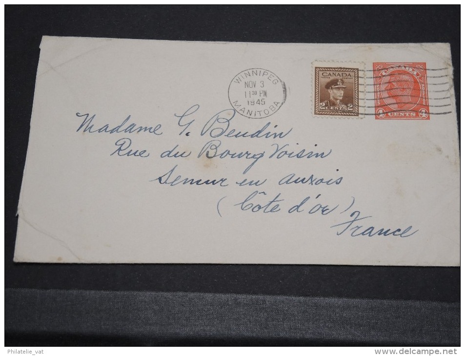 CANADA - Détaillons Archive De Lettres Vers La France 1915 / 1945 - A Voir - Lot N° 10475 - Verzamelingen