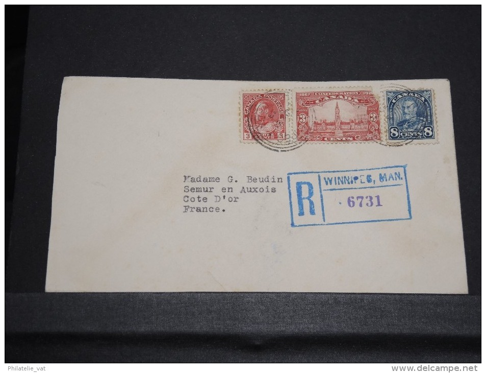 CANADA - Détaillons Archive De Lettres Vers La France 1915 / 1945 - A Voir - Lot N° 10483 - Verzamelingen