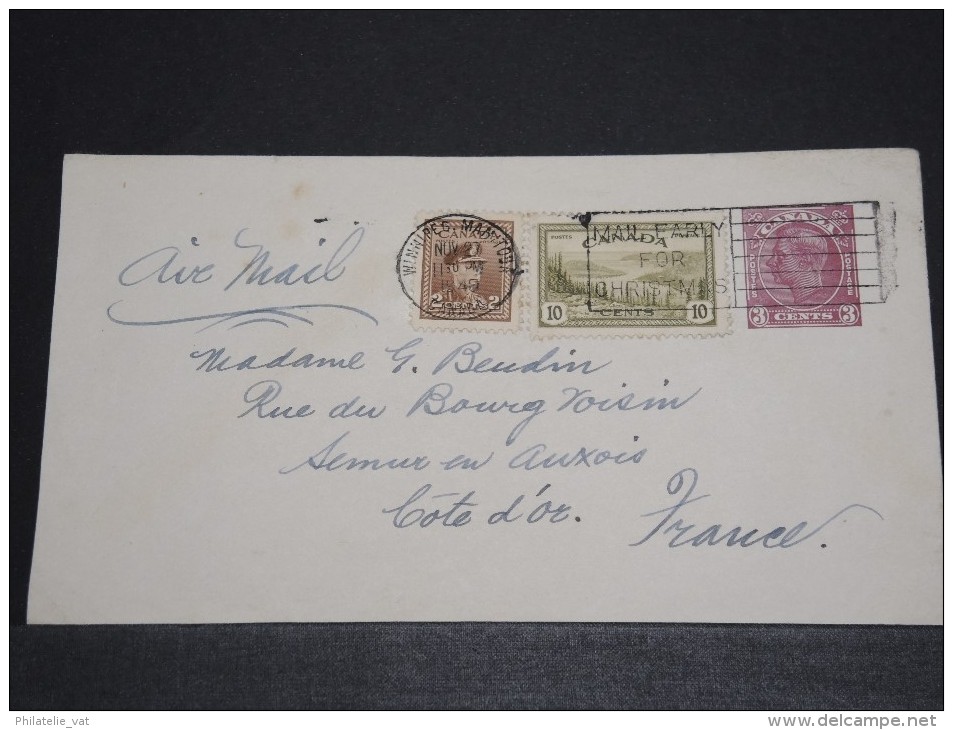 CANADA - Détaillons Archive De Lettres Vers La France 1915 / 1945 - A Voir - Lot N° 10487 - Verzamelingen