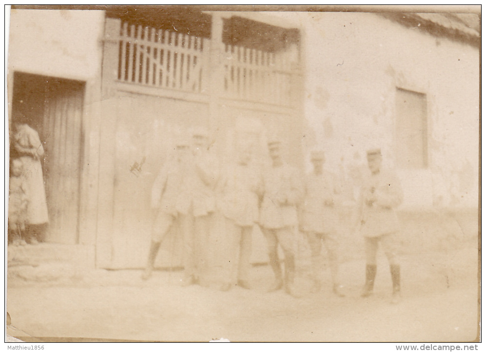 Photo Aout 1916 BOVES - Soldats Français (A128, Ww1, Wk 1) - Boves