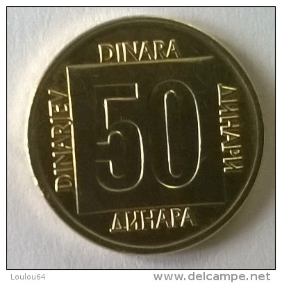 Monnaie -  Yougoslavie - 50 Dinara 1988 - Superbe +++ - - Yougoslavie