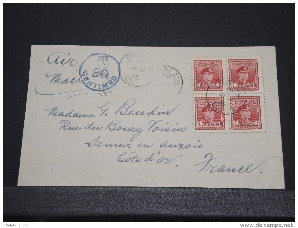 CANADA - Détaillons Archive De Lettres Vers La France 1915 / 1945 - A Voir - Lot N° 10498 - Sammlungen