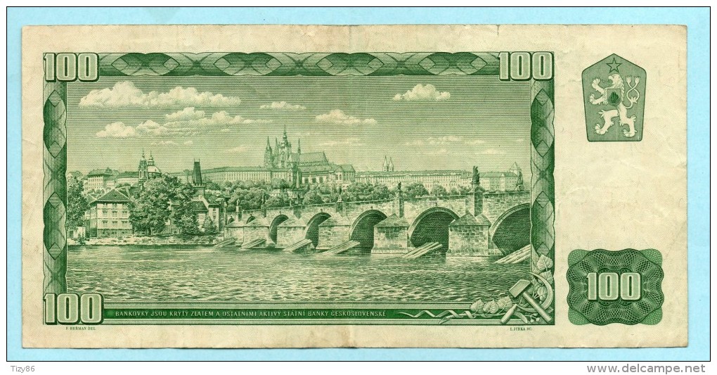 Cecoslovacchia 100 Corone 1961 -BB - Cecoslovacchia