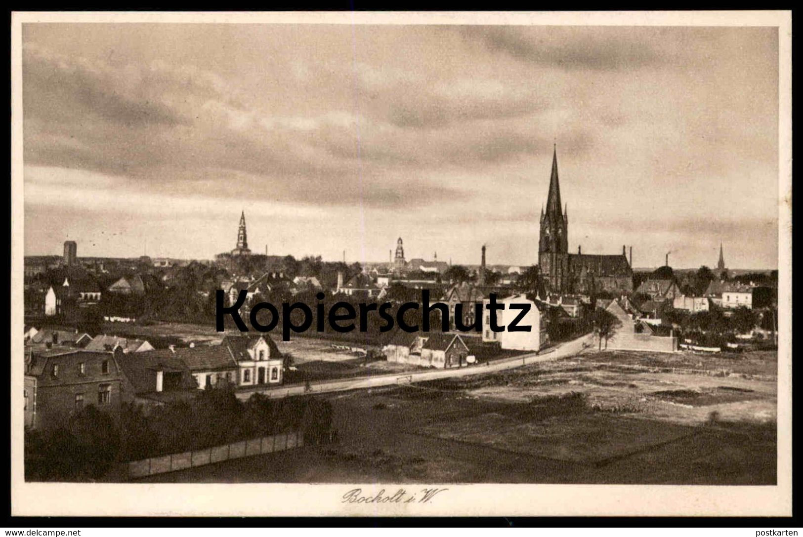 ALTE POSTKARTE BOCHOLT I. W. TOTALANSICHT PANORAMA Gesamtansicht Total  Cpa Postcard AK Ansichtskarte - Bocholt