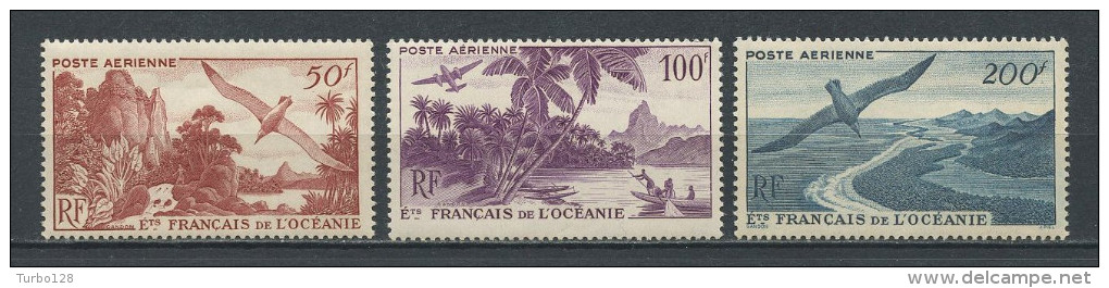 OCEANIE 1948 PA 26/28 ** Neufs = MNH Paille D'origine Dans La Gomme N° 28 Cote 103,50 € Oiseaux Birds Avions  Planes - Airmail