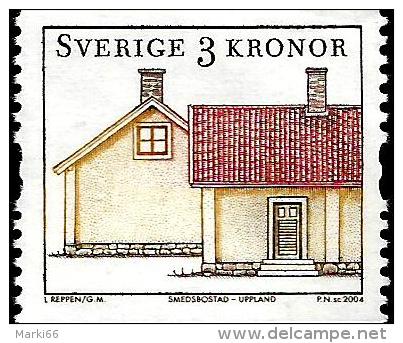 Sweden - 2003 - Architecture I - Traditional Houses - 2.00 K - Mint Definitive Coil Stamp - Neufs