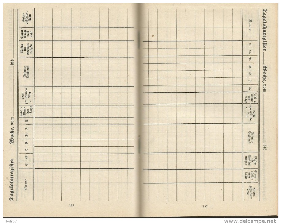 Germany 1924 Kalender -Tagebuch Landwirtschaft calendar  notebook Diary calendario