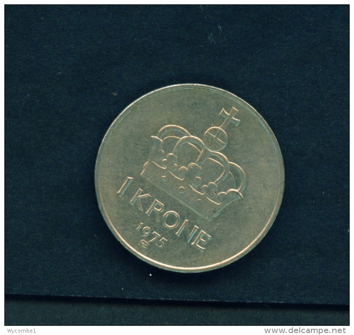 NORWAY  -  1975  1k  Circulated Coin - Norway