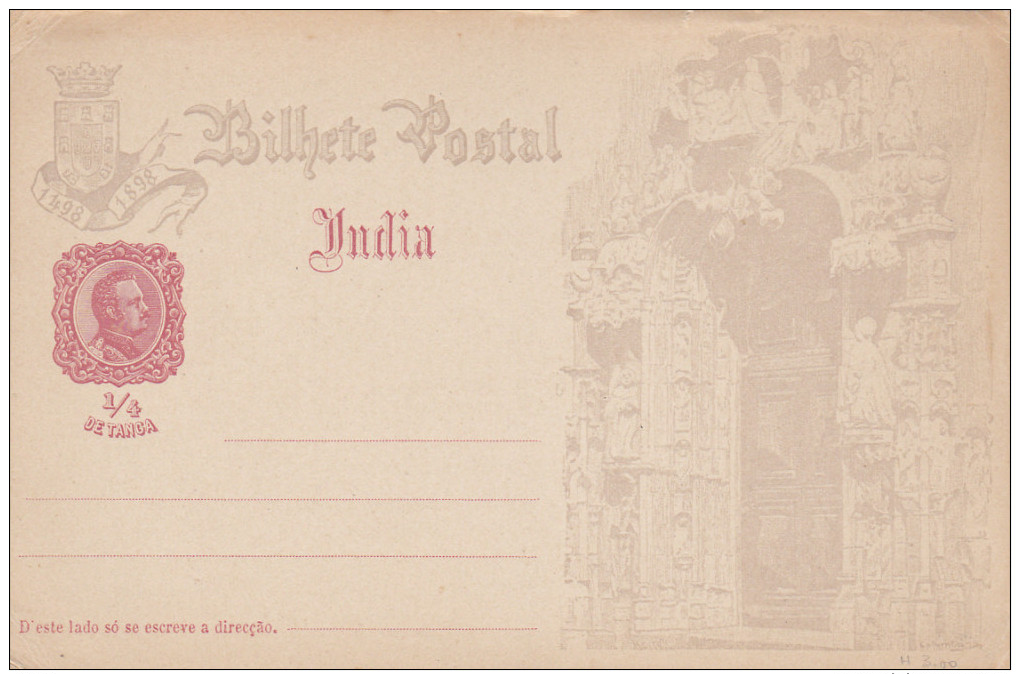 Portugal-INDIA, 1880-90s - Inde