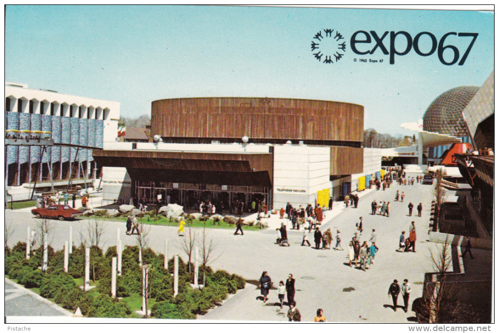 Expo 67 Expo67 World´s Fair - Montreal Canada - Pavillon Telephone Pavilion - Unused - # EX101A - Montreal