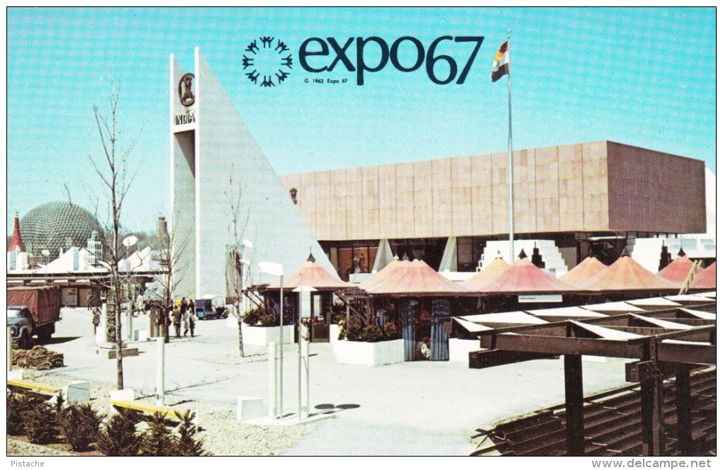 Expo 67 Expo67 World´s Fair - Montreal Canada - Inde - India - Unused - # EX229 - Montreal