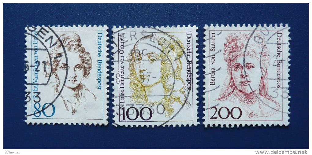 BRD - 1991,1994 - Mi: 1498,1755,1756 - O - Used Stamps