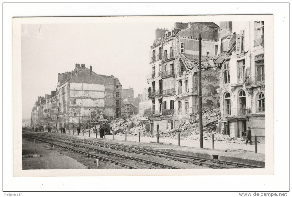 BOMBARDEMENTS DE NANTES  ( Septembre 1943 ) /  QUAI DE LA FOSSE  ( Angle Rue Des Capucin ) /  Cliché N° 18 - Nantes