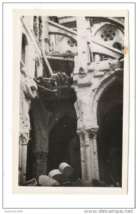 BOMBARDEMENTS DE NANTES  ( Septembre 1943 ) /  EGLISE  SAINT- NICOLAS  (  1 Travée ) /  Cliché N° 8 - Nantes