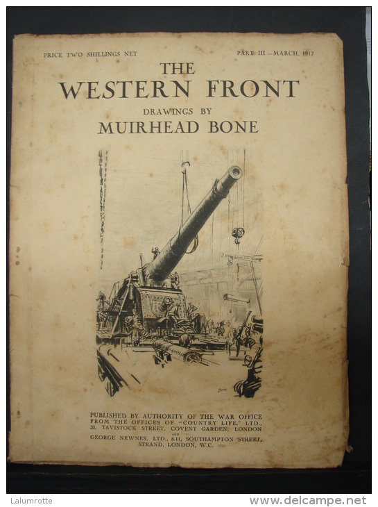 Liv. 165. The Western Front By Muirhead Bone. Part III, March 1917 - Guerre 1914-18
