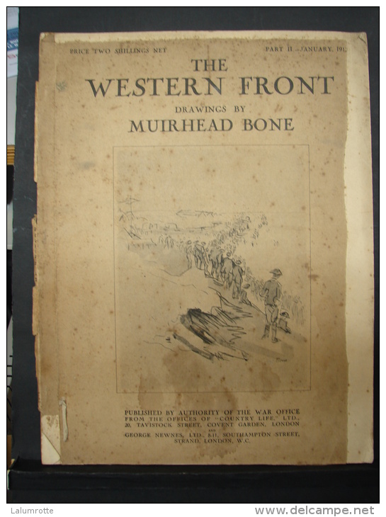 Liv. 167. The Western Front By Muirhead Bone. PartII, January 1917 - Guerre 1914-18