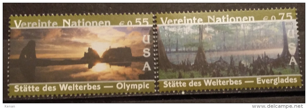 UN Vienna, 2003, Mi: 397/98 (MNH) - Ongebruikt