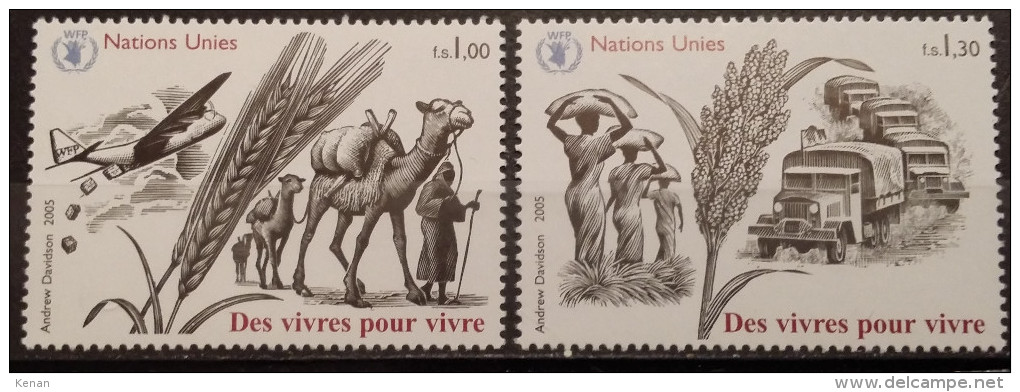 UN Geneva, 2005, Mi: 528/29 (MNH) - Nuevos