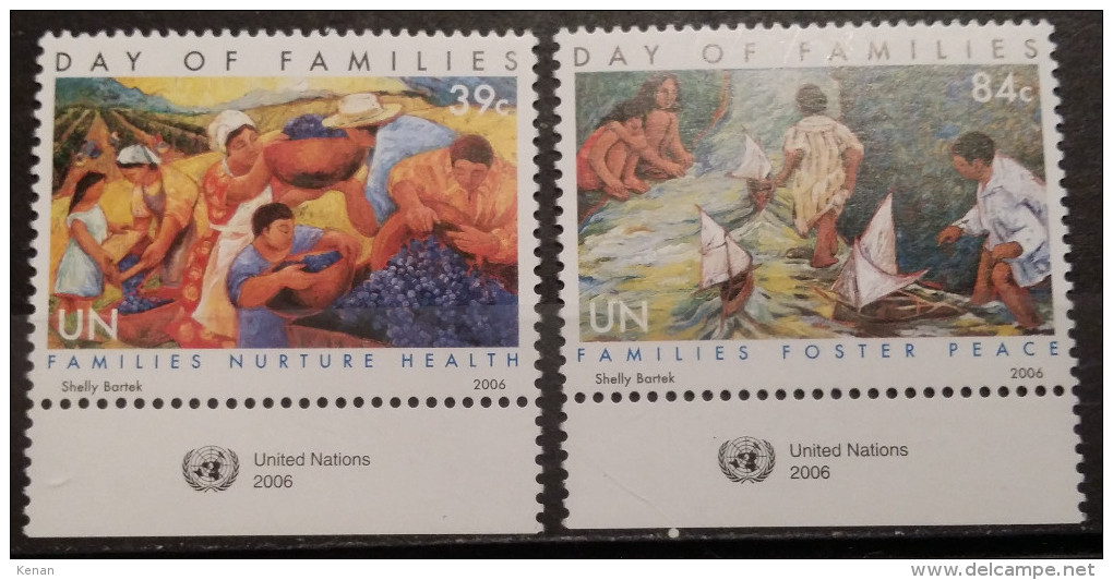 UN New York, 2006, Mi: 1020/21 (MNH) - Ongebruikt