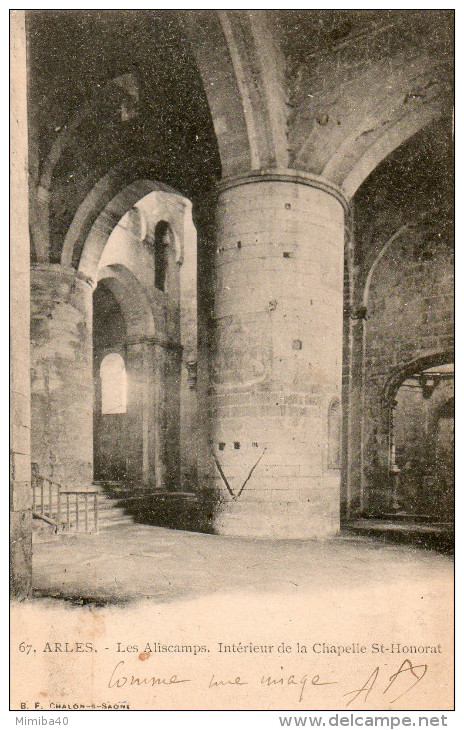ARLES - Les Aliscamps - Intérieur De La Chapelle St-Honorat - (67) - - Arles