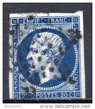5/ France : N° 14 Oblitéré  , Cote : 2,00 € , Disperse Belle Collection ! - 1853-1860 Napoleon III