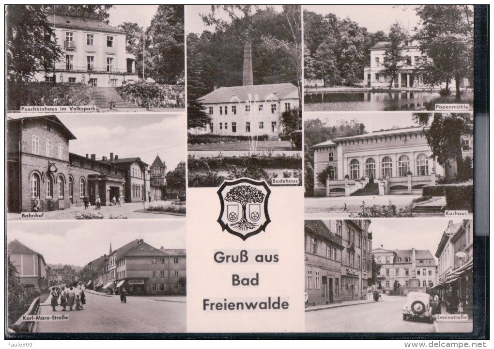 Bad Freienwalde - Mehrbildkarte - Bad Freienwalde