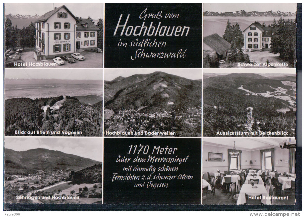 Badenweiler - Gruß Vom Hochblauen - Mehrbildkarte - Schwarzwald - Badenweiler