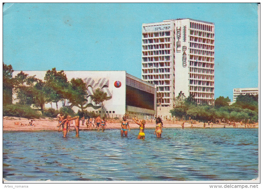 Mamaia - Hotel Parc - Girls Playing On The Water - Volleyball - Used, Perfect Shape - Volleyball