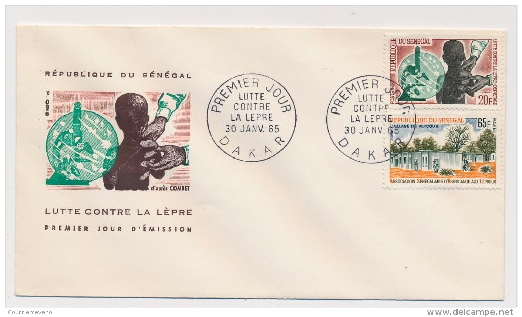 SENEGAL => FDC - Lutte Contre La Lèpre - 1965 - Dakar - Senegal (1960-...)