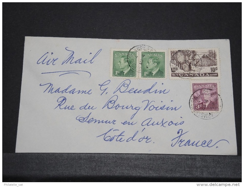 CANADA - Détaillons Archive De Lettres Vers La France 1915 / 1945 - A Voir - Lot N° 10501 - Sammlungen