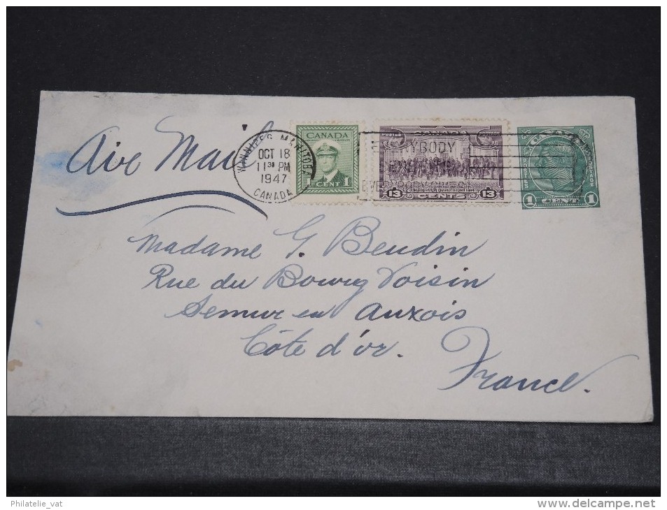 CANADA - Détaillons Archive De Lettres Vers La France 1915 / 1945 - A Voir - Lot N° 10502 - Collections