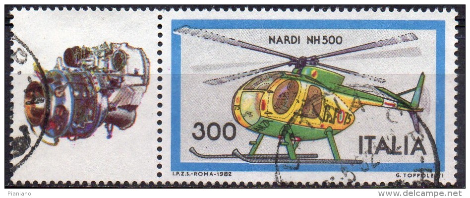PIA - ITALIA - 1982 : Costruzioni Aeronautiche Italiane : Elicottero  NARDI NH 500.   - (SAS 1589) - Elicotteri