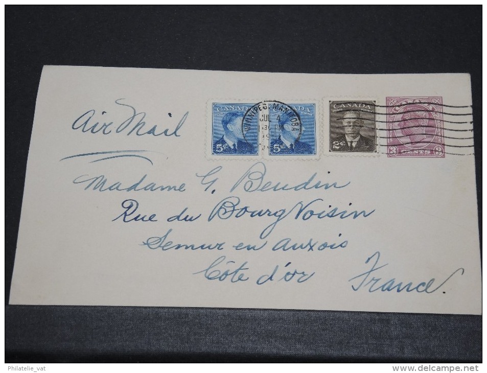 CANADA - Détaillons Archive De Lettres Vers La France 1915 / 1945 - A Voir - Lot N° 10520 - Collections