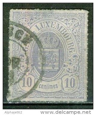 Armoiries - LUXEMBOURG - Série Courante - N° 17 - 1865 - 1859-1880 Armoiries