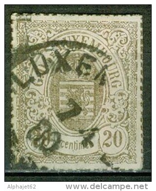 Armoiries - LUXEMBOURG - Série Courante - N° 19 - 1865 - 1859-1880 Stemmi
