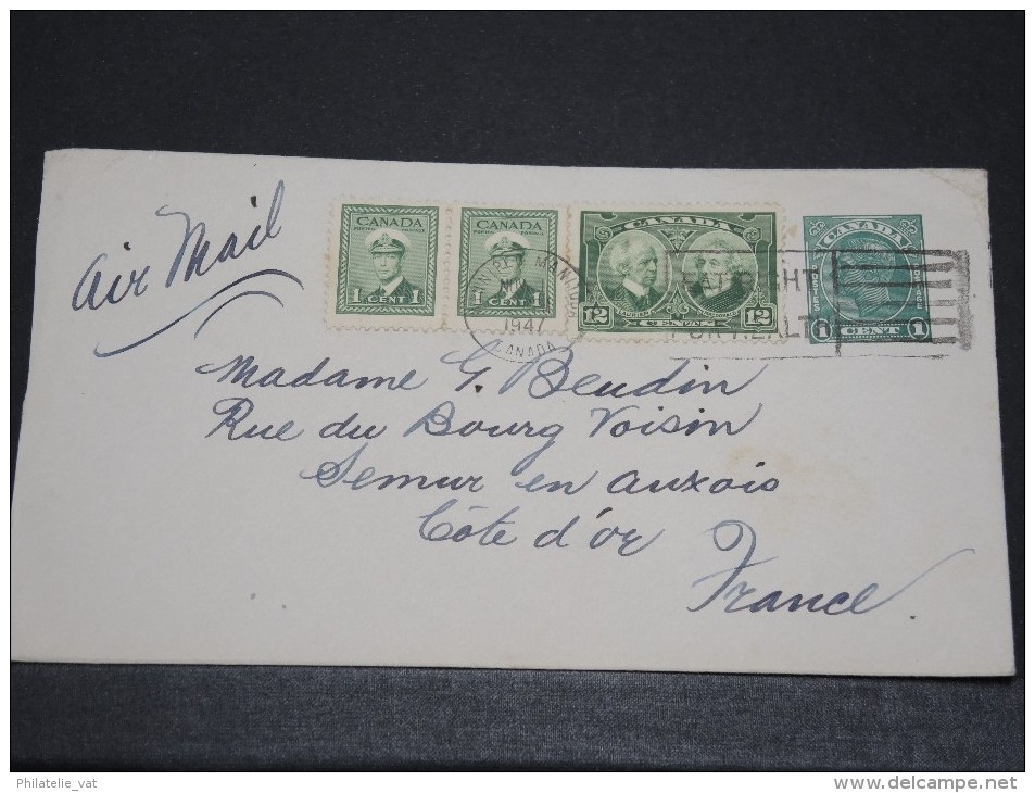 CANADA - Détaillons Archive De Lettres Vers La France 1915 / 1945 - A Voir - Lot N° 10527 - Collections
