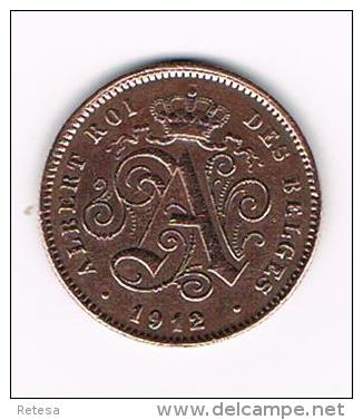 00  ALBERT I  - 2 CENTIEM 1912 FR - 2 Centimes