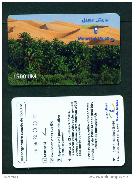 MAURITANIA - Remote (Re-Charge) Phonecard *BOGOF (stock Scan) - Mauritanien