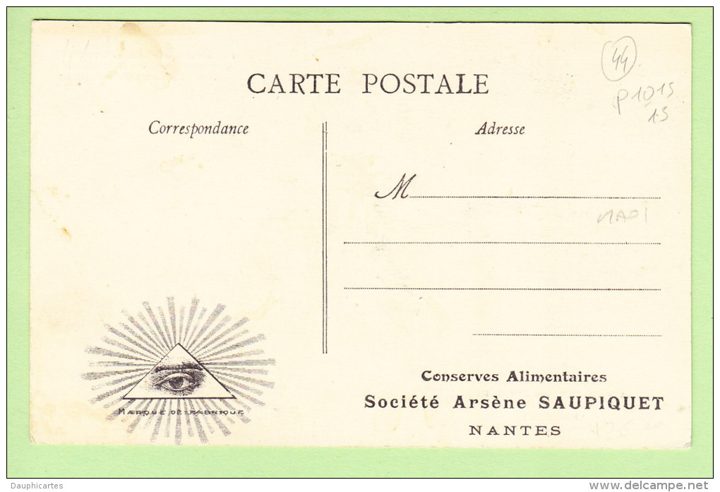SAINT NAZAIRE : Sortie De Gare, Amicales Instituteurs, Congrès Nantes 1911. 2 Scans. Edition Saupiquet. Franc Maçonnerie - Saint Nazaire