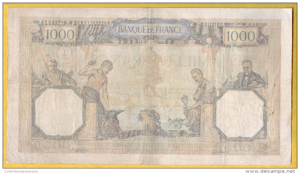 BILLET FRANCAIS - 1000 Francs Cérès Et Mercure 21.3.1940 TB+ - 1 000 F 1927-1940 ''Cérès Et Mercure''