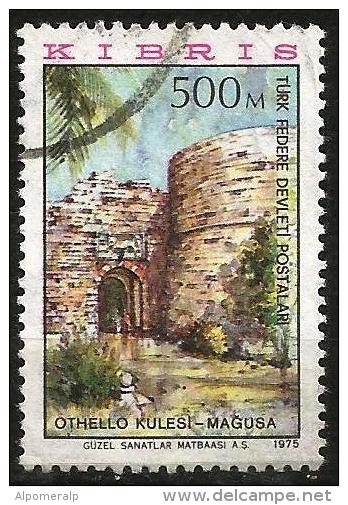 Turkish Cyprus 1975 - Mi. 19 O, Othello Tower In Magusa - Used Stamps