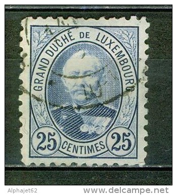 Grand Duc Adolphe 1er - LUXEMBOURG - Série Courante - 1891 - N° 62 - 1891 Adolfo De Frente