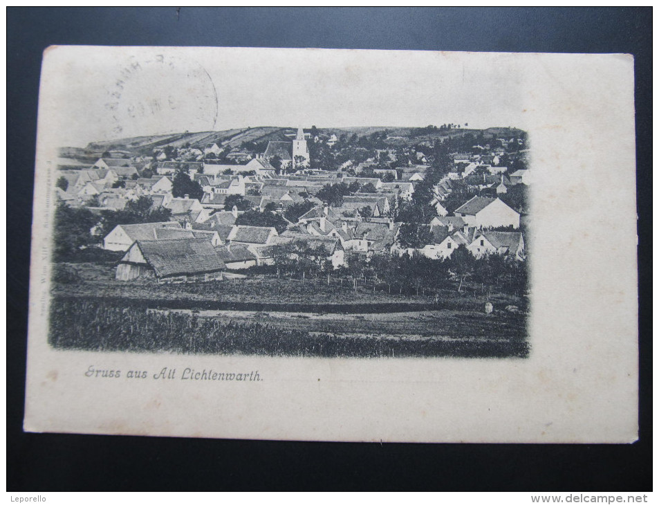 AK ALT LICHTENWARTH ALTLICHTENWARTH B. Mistelbach 1906 /// D*18642 - Mistelbach