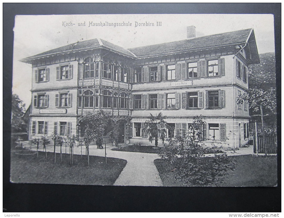AK DORNBIRN 1911 Schule/// D*18651 - Dornbirn