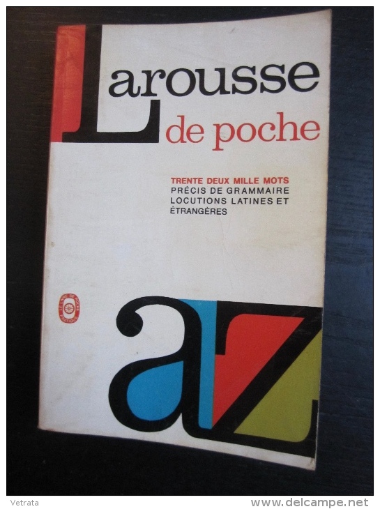 Larousse De Poche, 1972 - Diccionarios