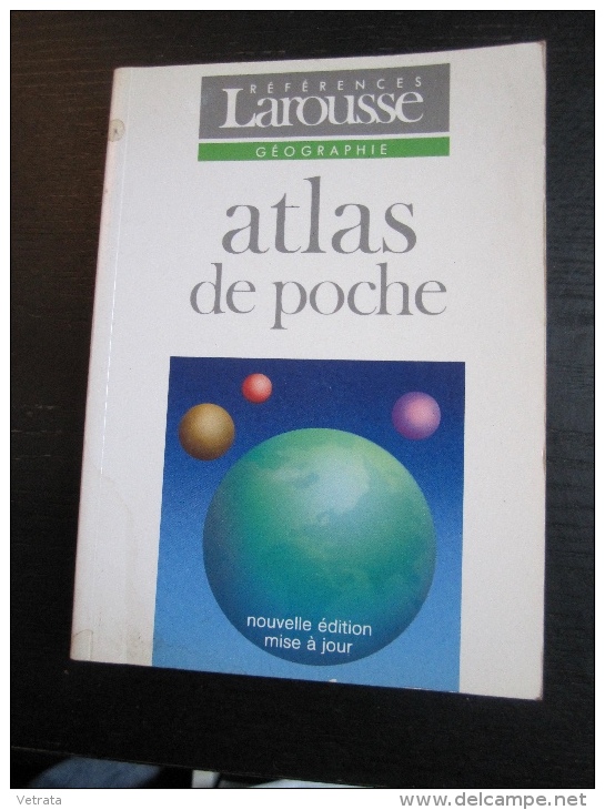 Atlas De Poche - Larousse - 1992 - Kaarten & Atlas