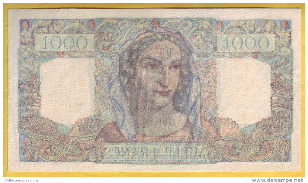 BILLET FRANCAIS - 1000 Francs Minerve Et Hercule 21.2.1946 SUP+ - 1 000 F 1945-1950 ''Minerve Et Hercule''