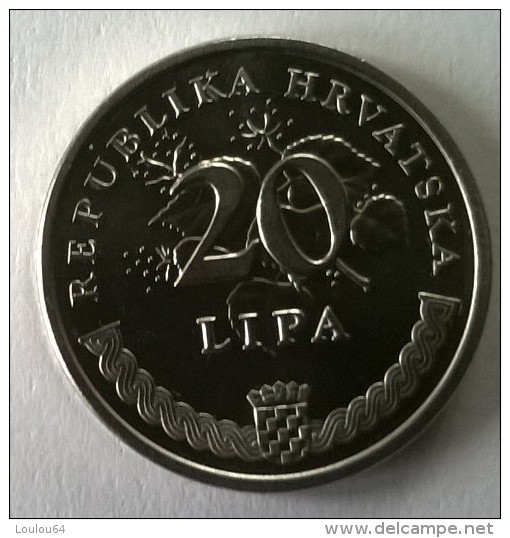 Monnaie - Croatie - 20 Lipa 2001 - Superbe +++ - - Croatie